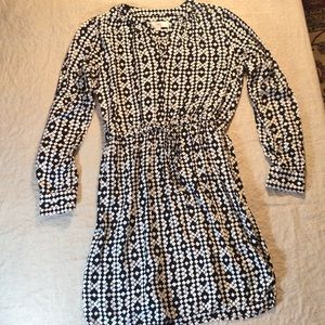 LOFT Cotton Print Dress